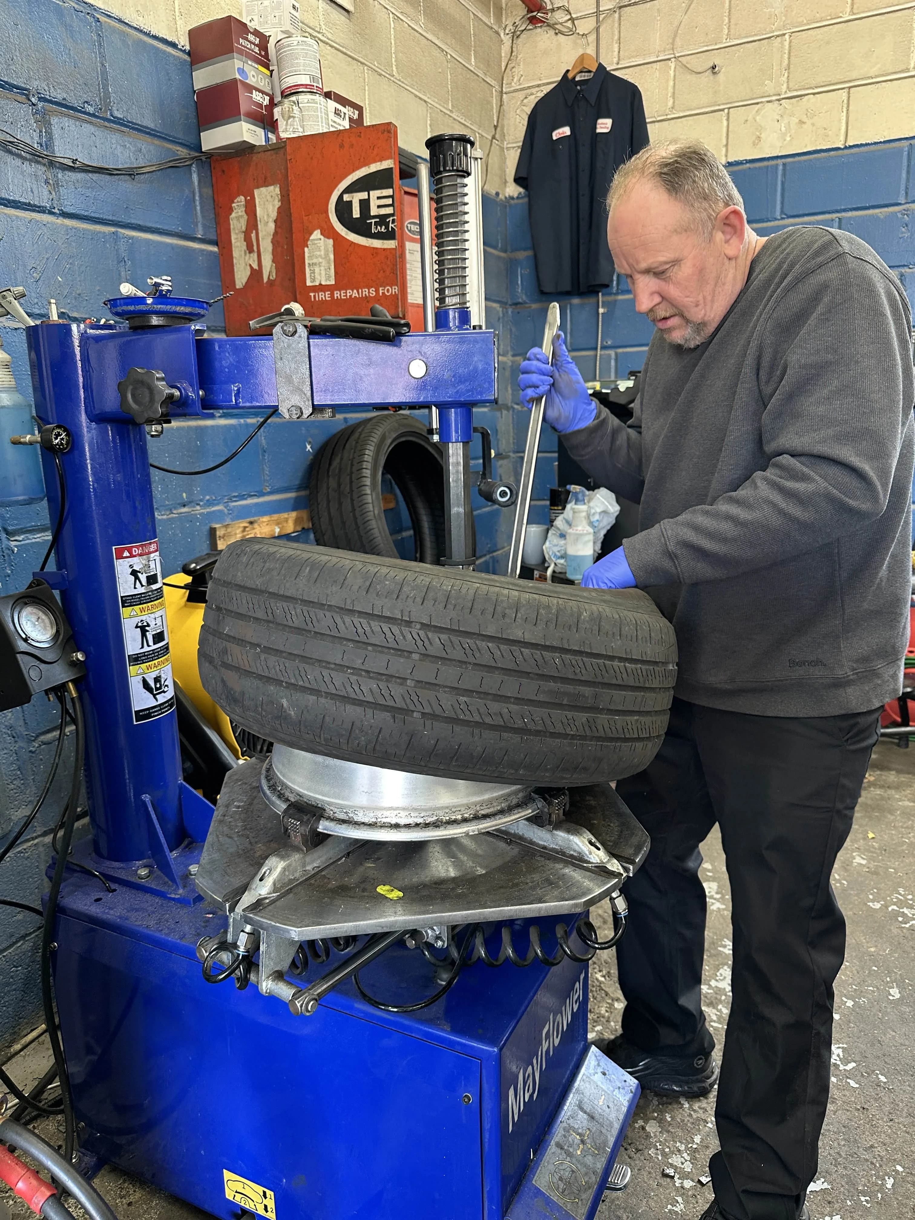 Professional tire service at Royalty Tire in Moorestown NJ