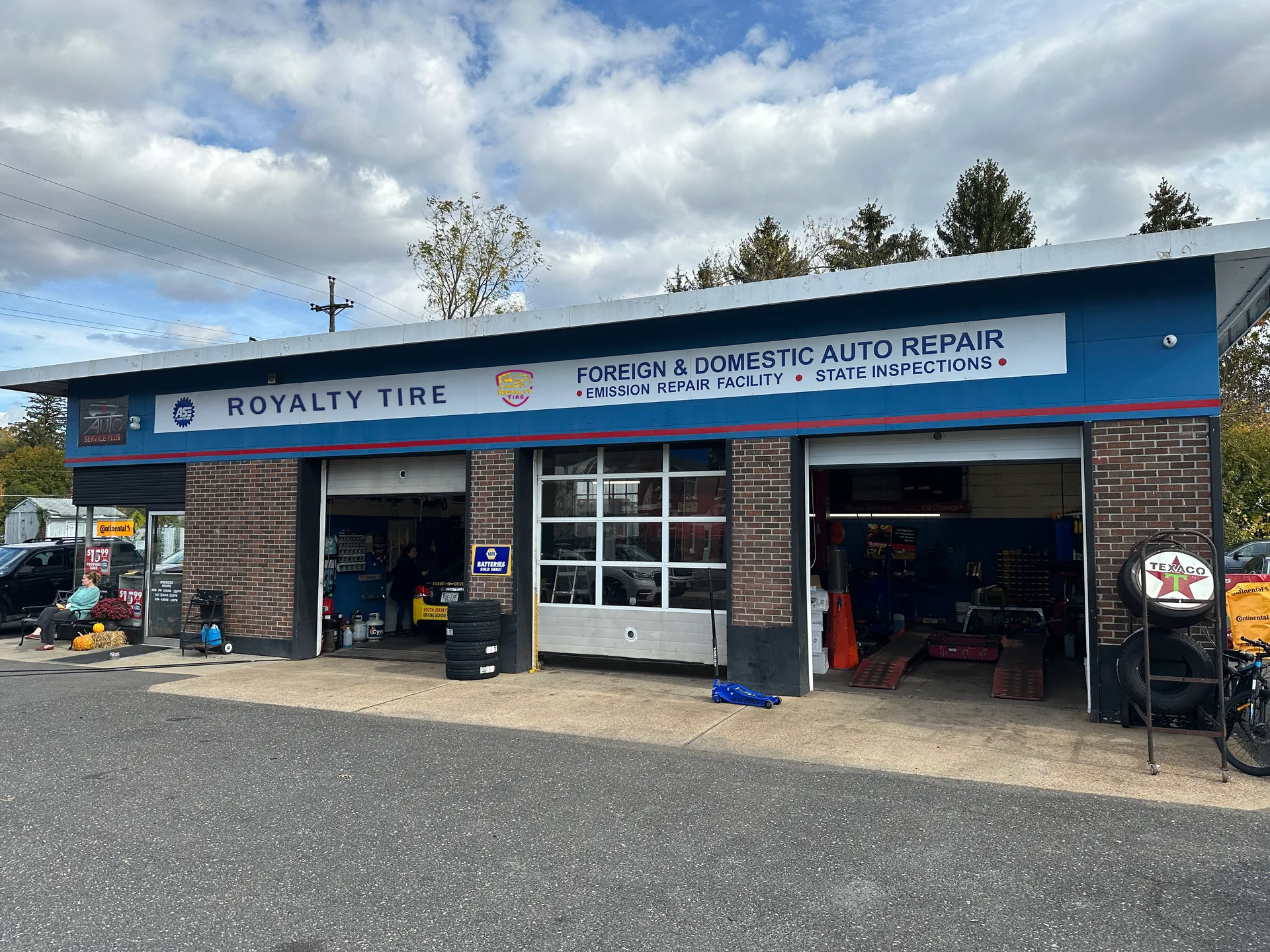 Professional tire installation at Royalty Tire in Moorestown NJ